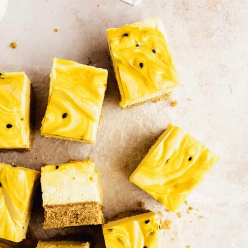 Passion Fruit No Bake Cheesecake Without Gelatin Flouring Kitchen