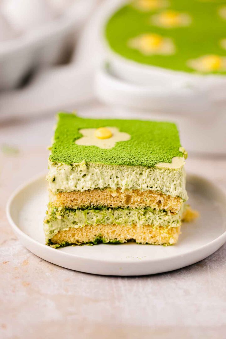 Matcha Tiramisu - Flouring Kitchen