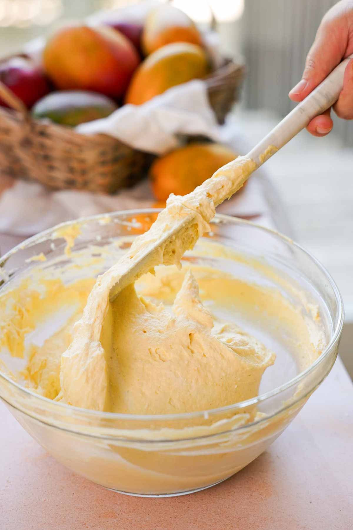 mango tiramisu filling