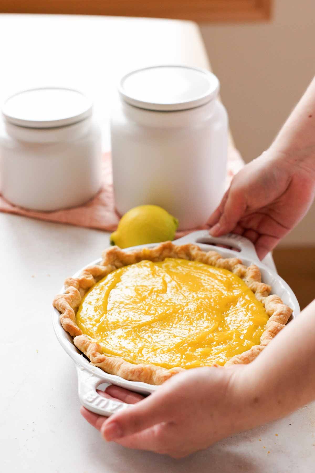 lemon poppy seed pie without meringue